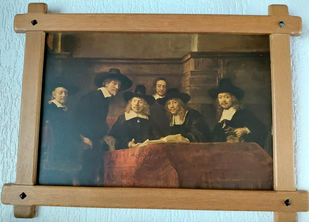 Tableau Les Syndics des drapiers  Rembrandt van Rijn