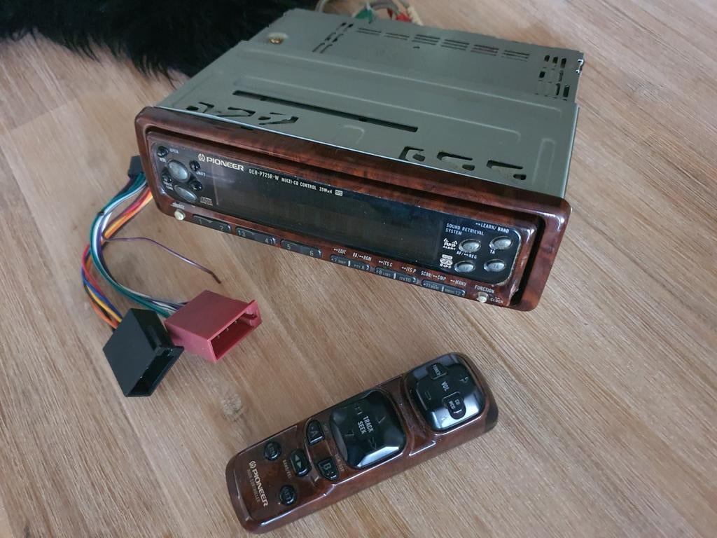 Pioneer Pioneer DEH-P725R- woodline RARE 90s car audio, Enlèvement