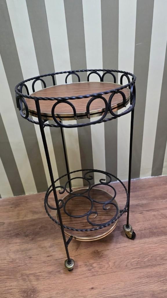 Vintage serveerwagen, Antiek en Kunst, Curiosa en Brocante, Ophalen