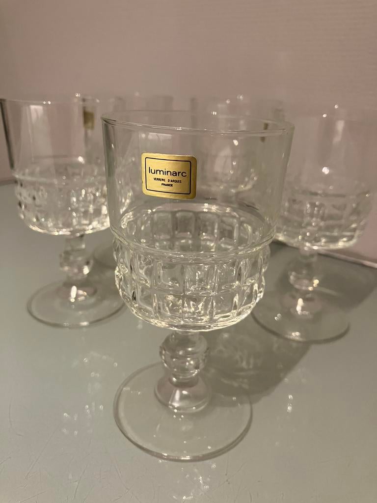 5 verres de LUMINARC pour un total de 15 euros, Collections, Enlèvement ou Envoi, Comme neuf
