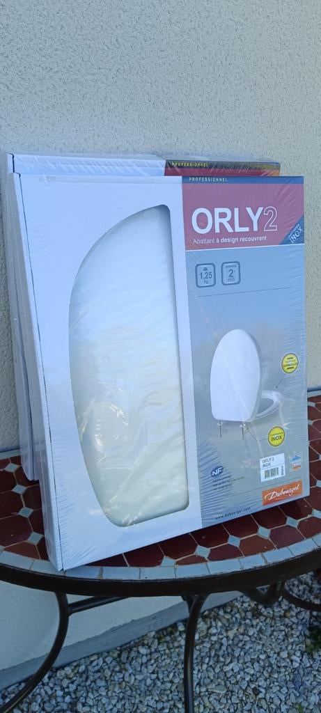 Lot de deux abattant de toilette neuf, Bricolage & Construction, Inox