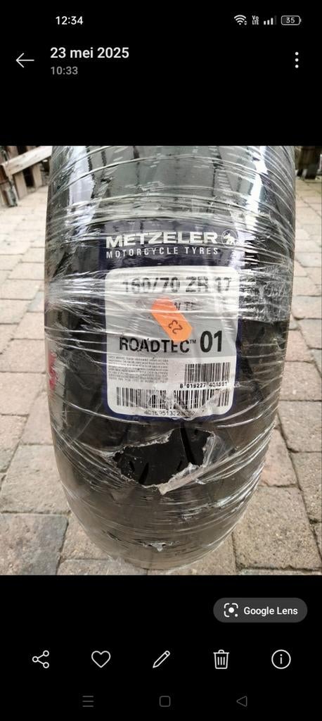 Moto band Metzeler, Ophalen