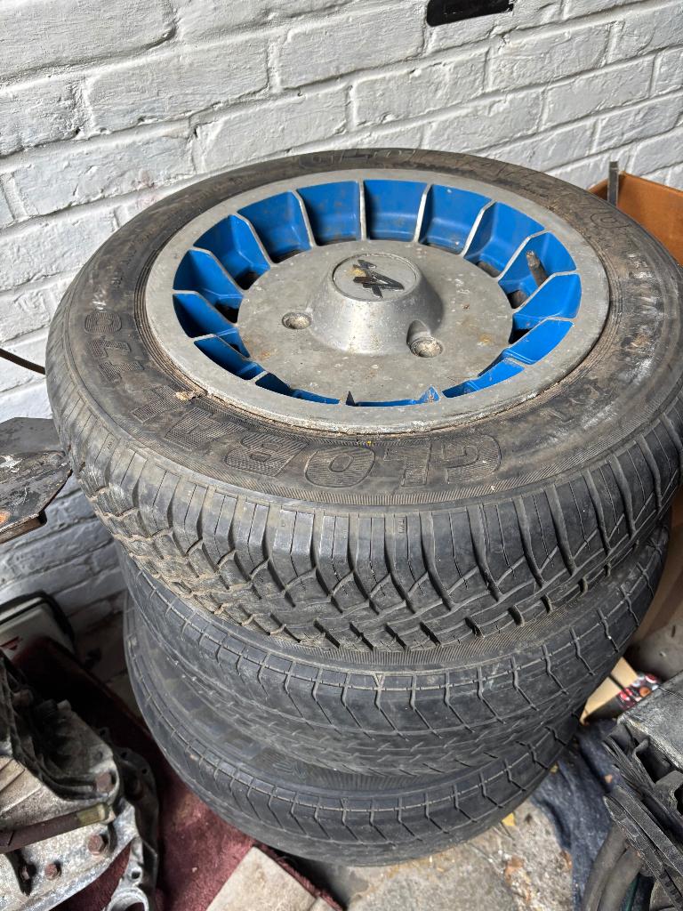 4 Jantes r5 alpine turbo, Enlèvement, Jante(s)