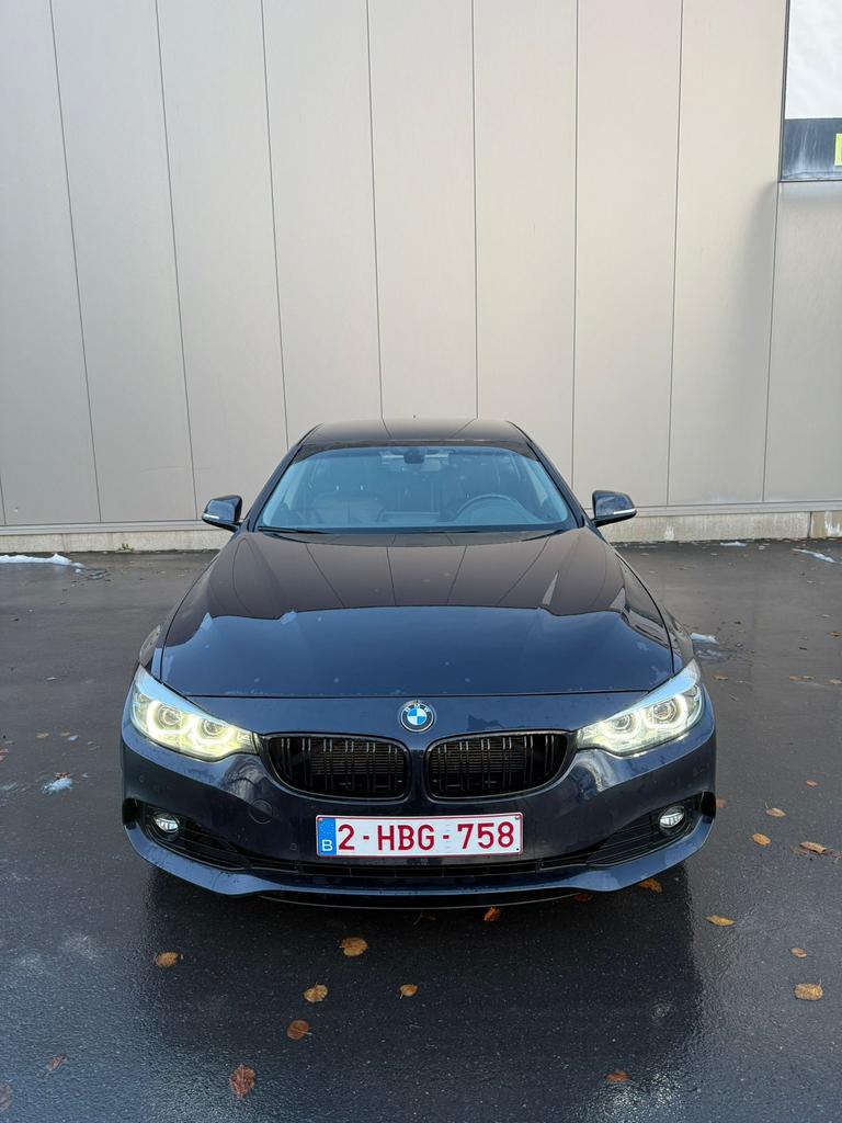 BMW 418i – Zeer nette en goed onderhouden wagen, Auto's, Automaat, Blauw, Leder, Berline