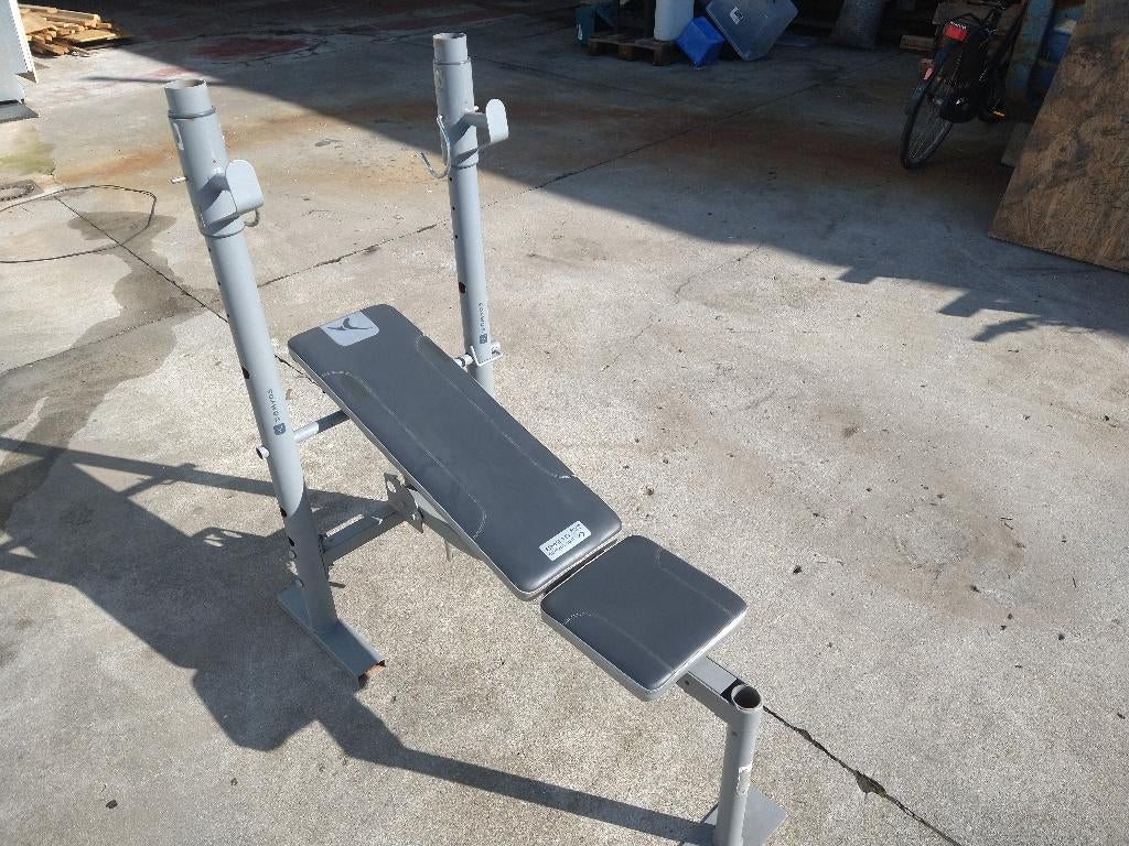 Banc de fitness Domyos, Enlèvement, Utilisé, Bras, Banc d'exercice