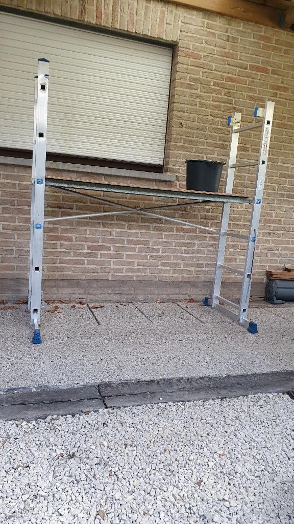 Te koop : multifunctionele ladder, Doe-het-zelf en Bouw, Ophalen, Gebruikt, Ladder