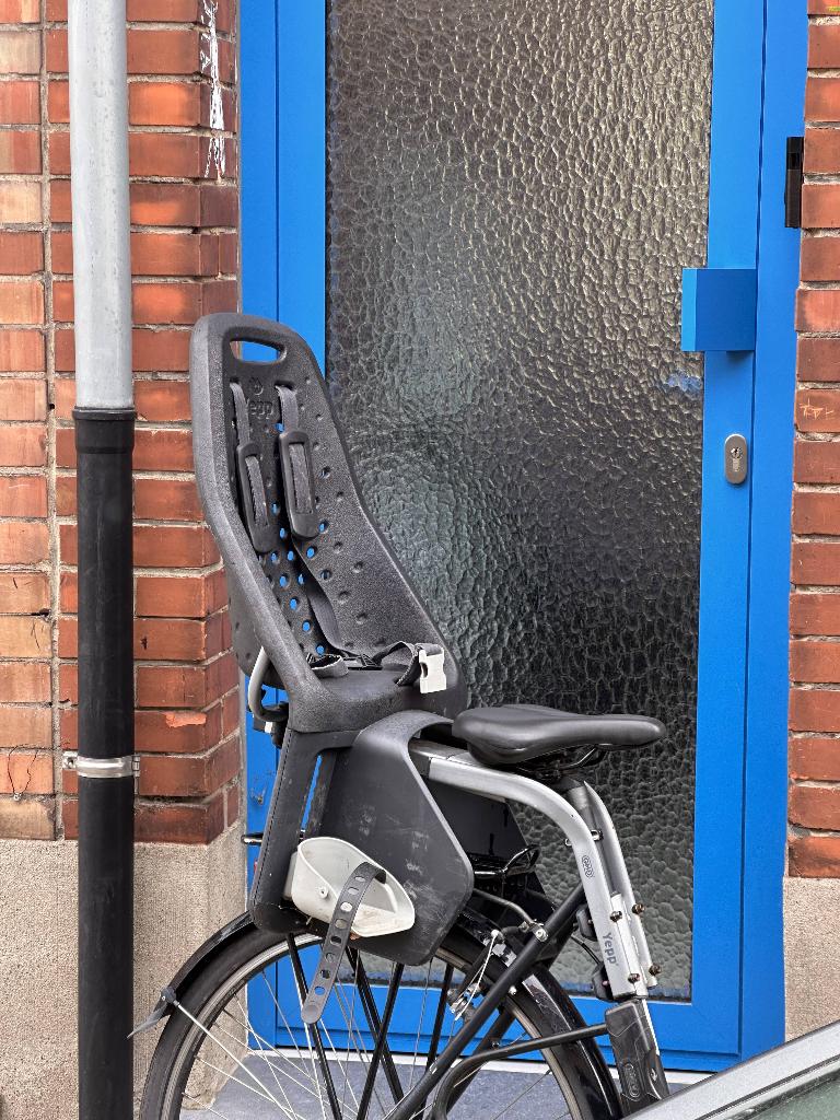 Thule Yepp Maxxi, Fietsen en Brommers, Fietsaccessoires | Fietsstoeltjes, Achterzitje, Ophalen, 15 t/m 25 kg, Gebruikt