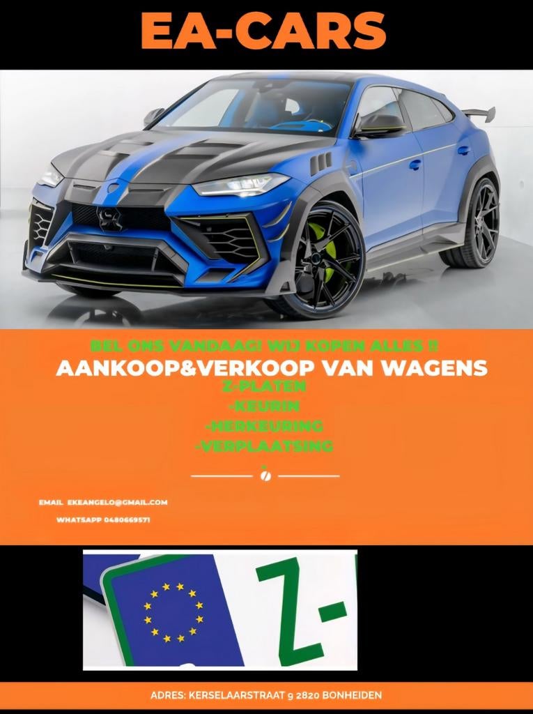 Opkoper-autos/zplaten/verkoopwagens, Enlèvement