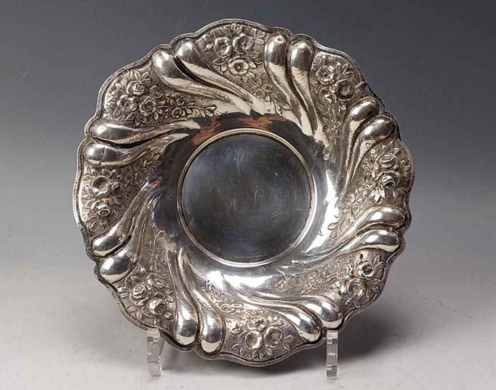 .800 Italiaans Zilveren schaal., Antiek en Kunst, Ophalen