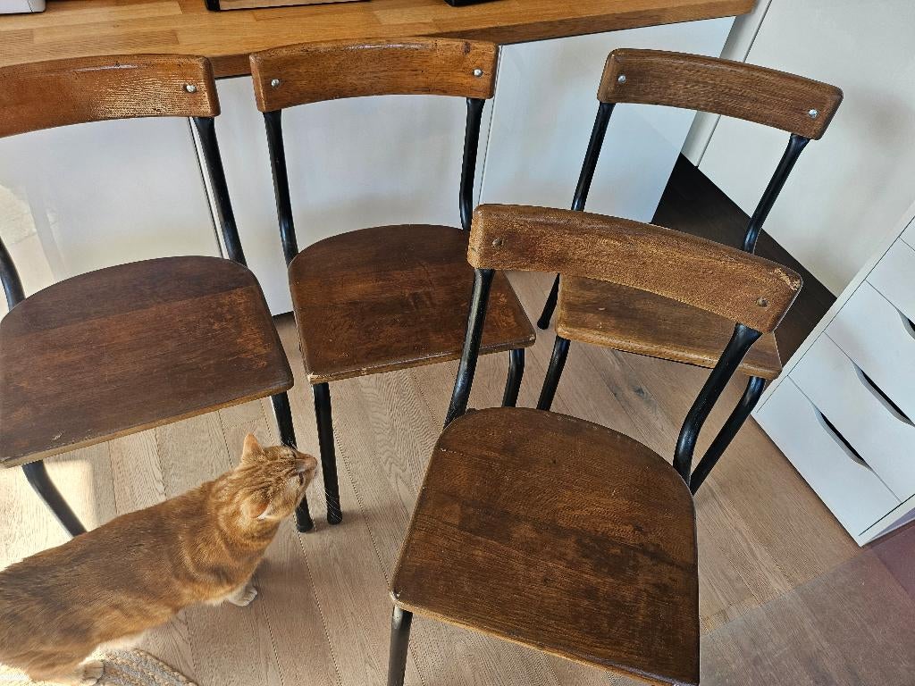 Stoelen, Enlèvement, Utilisé, Brun, Quatre