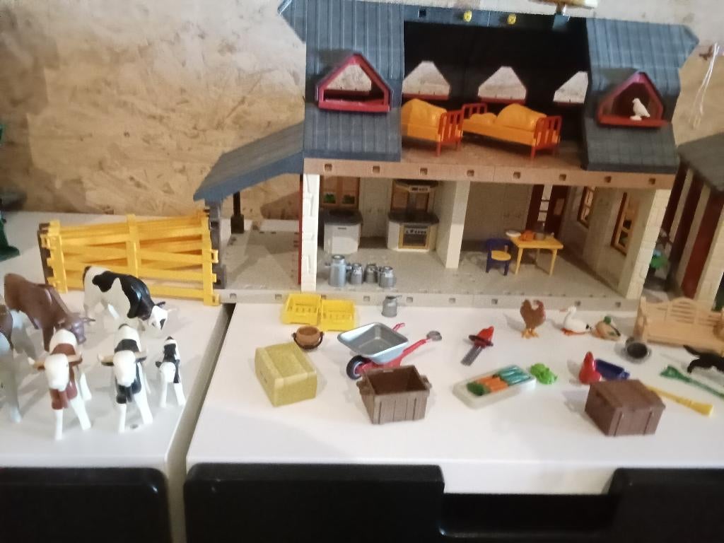 PLAYmOBIL boerderij, Kinderen en Baby's, Speelgoed | Playmobil, Ophalen of Verzenden, Gebruikt, Complete set