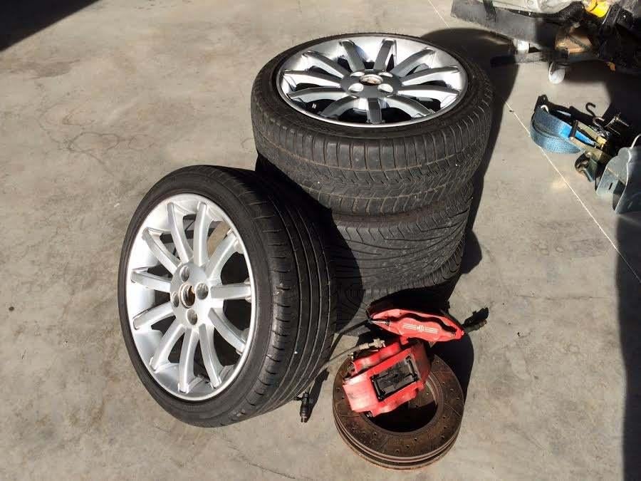 MGF MG TF MG F Trophy MGTF velgen set 11-spokes als nieuw, Auto-onderdelen, Banden en Velgen, Banden en Velgen, All Season, 16 inch