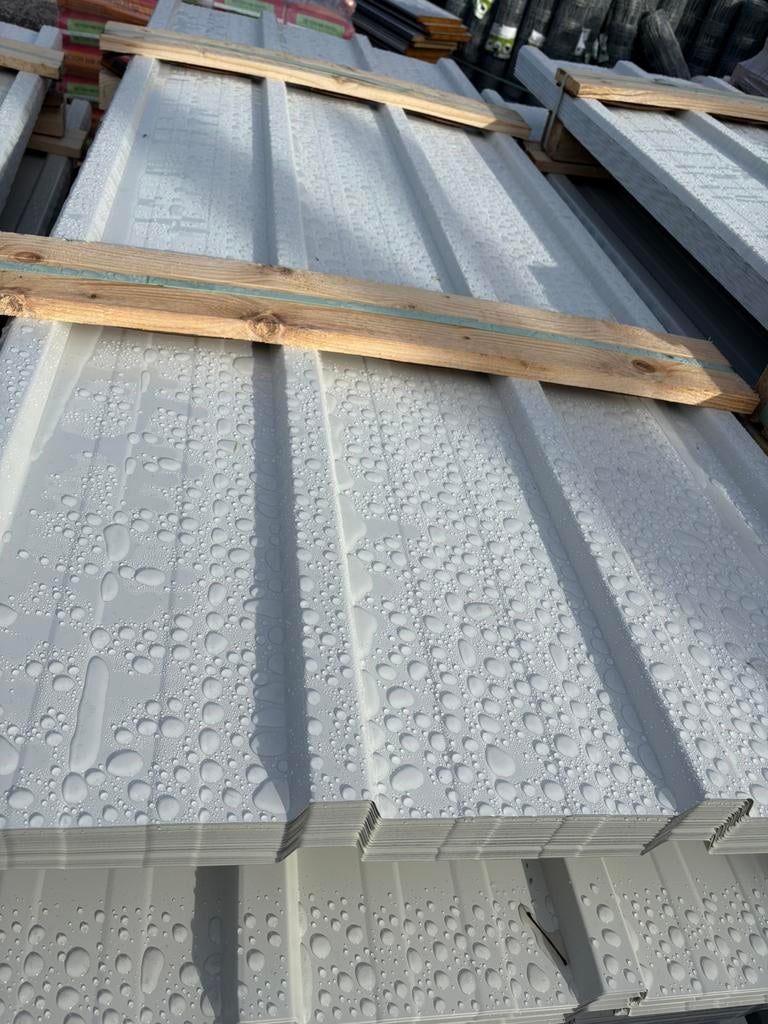 Super lot économique de tôles blanches bardage toiture, Ophalen of Verzenden, Nieuw