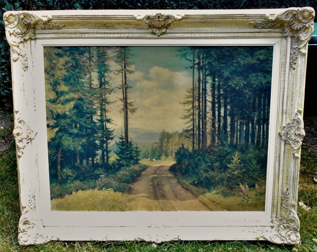 superbe tableau Ernst Frommhold  Leipzig Allemagne, Antiquités & Art, Art | Peinture | Classique, Enlèvement