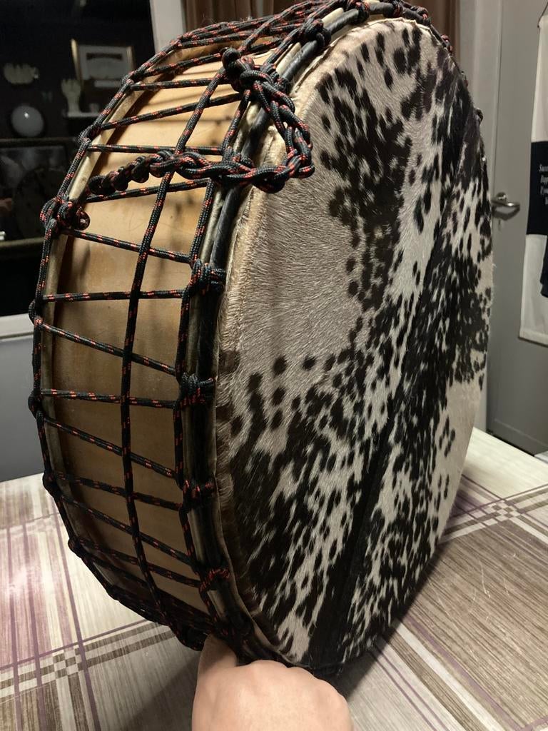 Dubbelzijdige sjamanendrum, Ophalen, Zo goed als nieuw