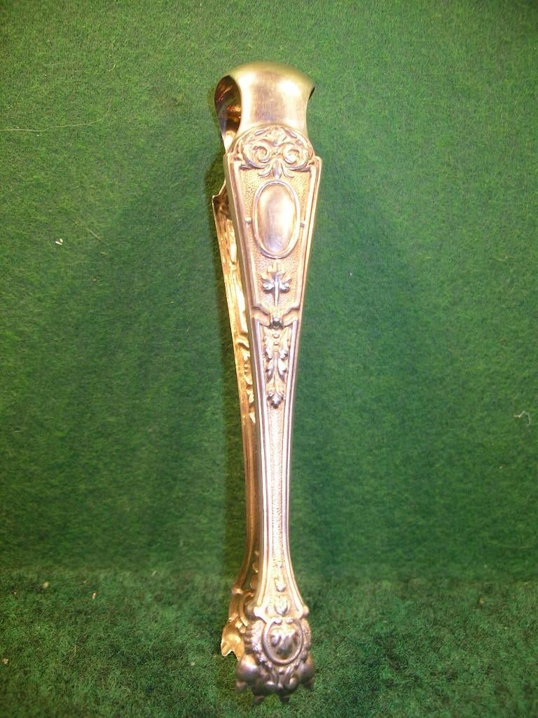 ANCIENNE PINCE A SUCRE EN ARGENT POINCONS A800+DELHEIT, Enlèvement ou Envoi, Argent
