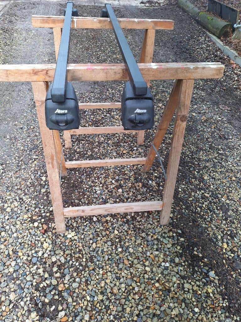 Dakkoffer Kamei + dakdragers Atera, Auto diversen, Dakdragers, Ophalen, Gebruikt