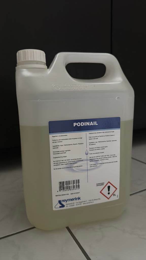 Podinail 5L, Ophalen