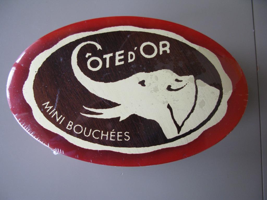 ovale Cote d'Or „mini bites” doos (leeg), Verzamelen, Blikken, Ophalen of Verzenden, Nieuw, Overige, Overige merken
