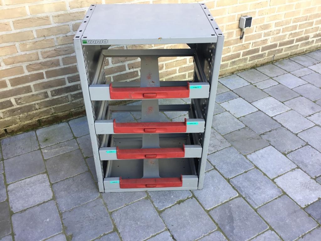 Bott vario bedrijfswagen inrichting 4 x uitrek lade vergr., Auto diversen, Auto-accessoires, Ophalen, Gebruikt