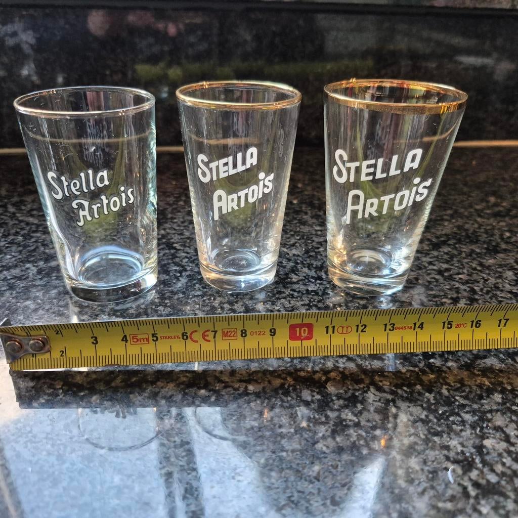 Stella mini glaasjes. 3 verschillende, Verzamelen, Ophalen, Zo goed als nieuw