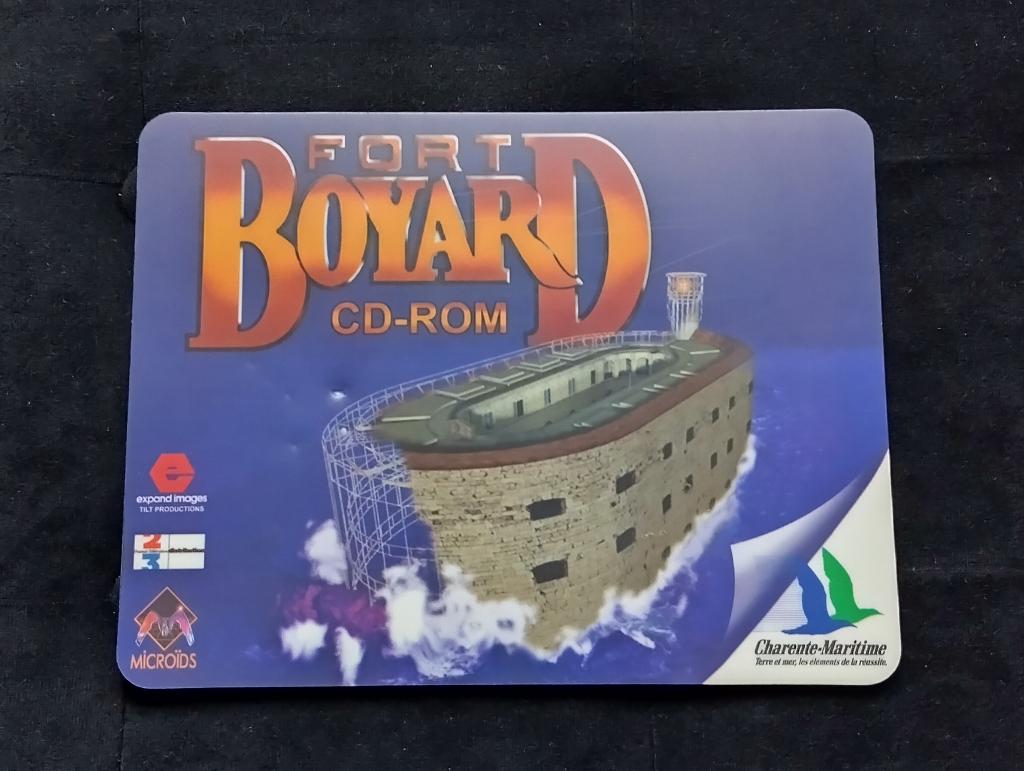 Tapis de souris Fort Boyard vintage année 90, Enlèvement