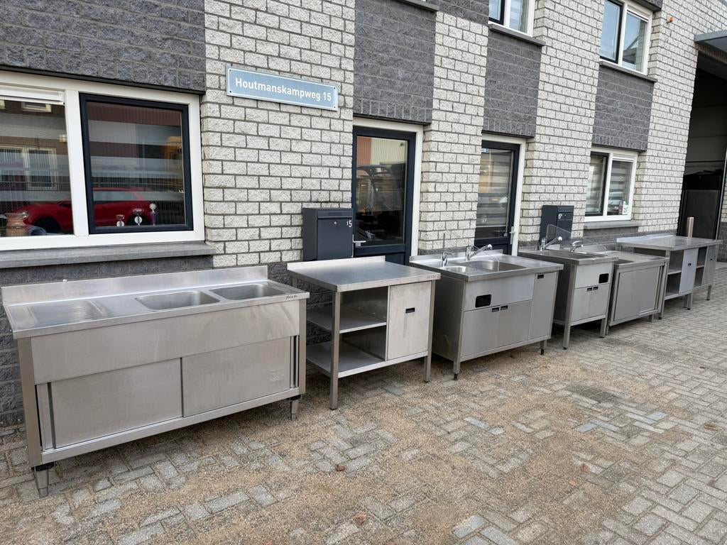 Spoeltafel werktafel werkbank snijtafel groot klein, Enlèvement, Comme neuf