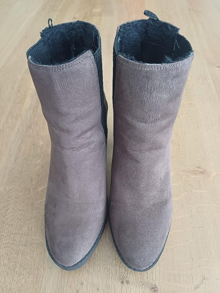 Prachtige mooie winterbottines (mt 37), Kleding | Dames, Schoenen, Zo goed als nieuw, Lage of Enkellaarzen, Bruin, Ophalen of Verzenden