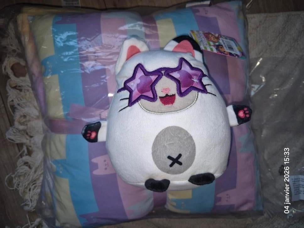 Gabby poppenhuisset - geruit en pluche Pandy Gabby's