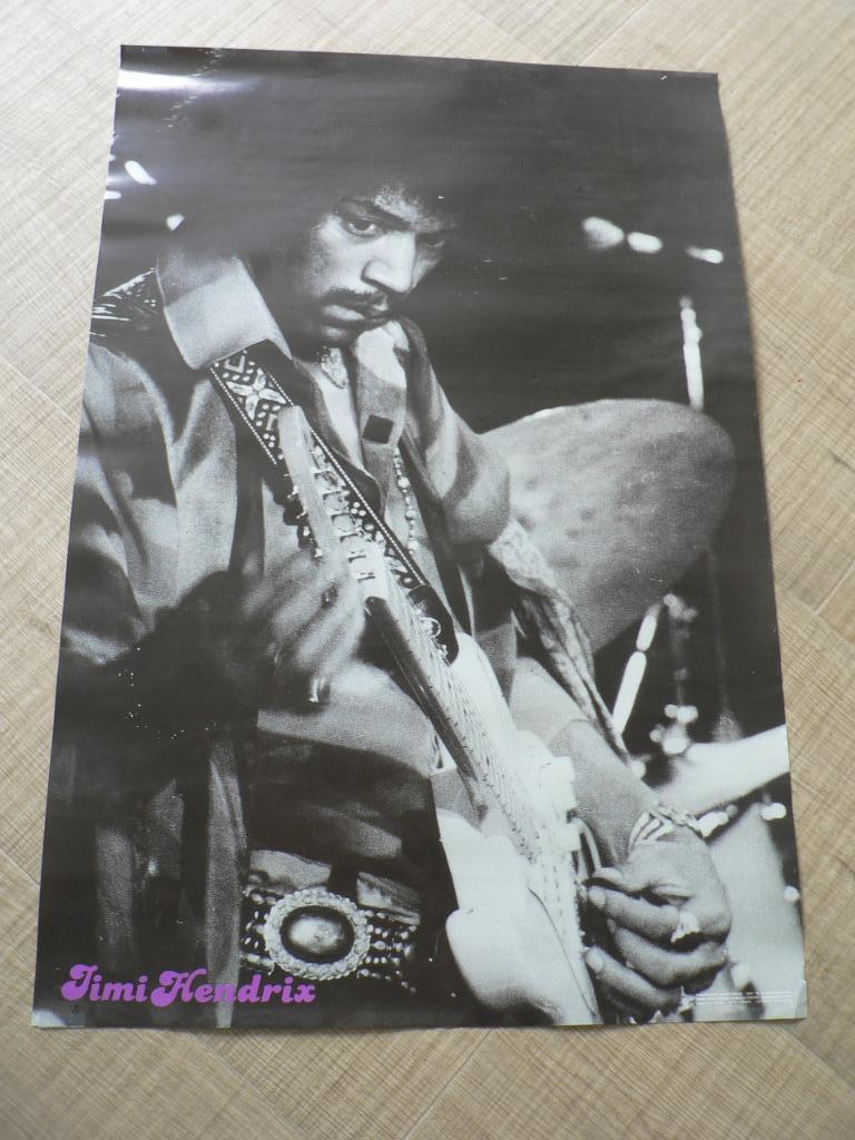 posters guns n' roses, jimi Hendrix, Ophalen of Verzenden, Gebruikt, Rechthoekig Staand, Muziek