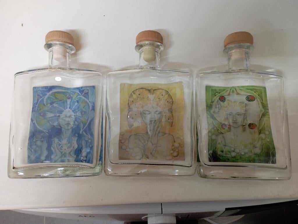 lege ginflessen, Ophalen, Gebruikt