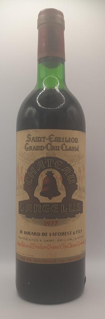 Chateau L'Angelus 1977, Saint-Emilion Grand Cru Classé, Collections, Enlèvement ou Envoi, Pleine, Comme neuf, Vin rouge