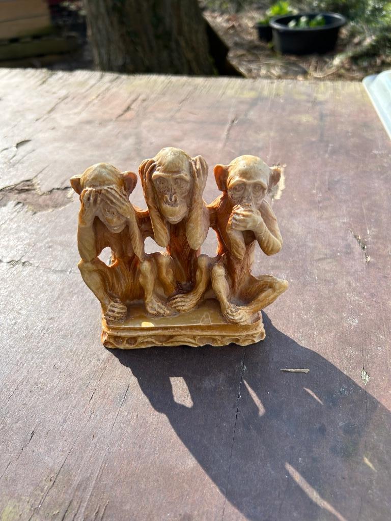 Horen zien zwijgen jaren ‘70, Verzamelen, Ophalen of Verzenden, Gebruikt, Dier