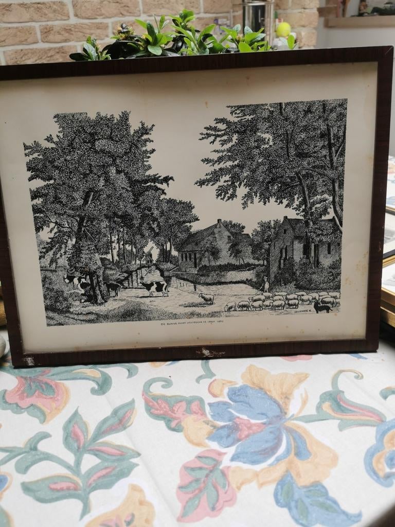 Oude pentekening van Degrande, M, Ophalen of Verzenden