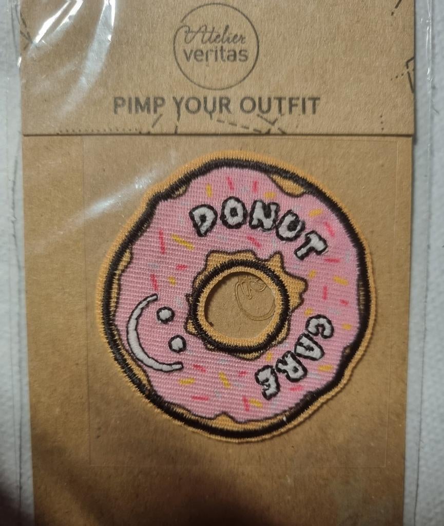 Strijk embleem patch donut, Kinderen en Baby's, Kindermode-accessoires, Nieuw, Ophalen