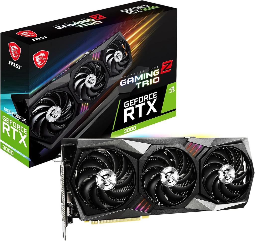 MSI RTX 3080 Gaming Z Trio 10G LHR, Computers en Software, Videokaarten, Ophalen, Zo goed als nieuw