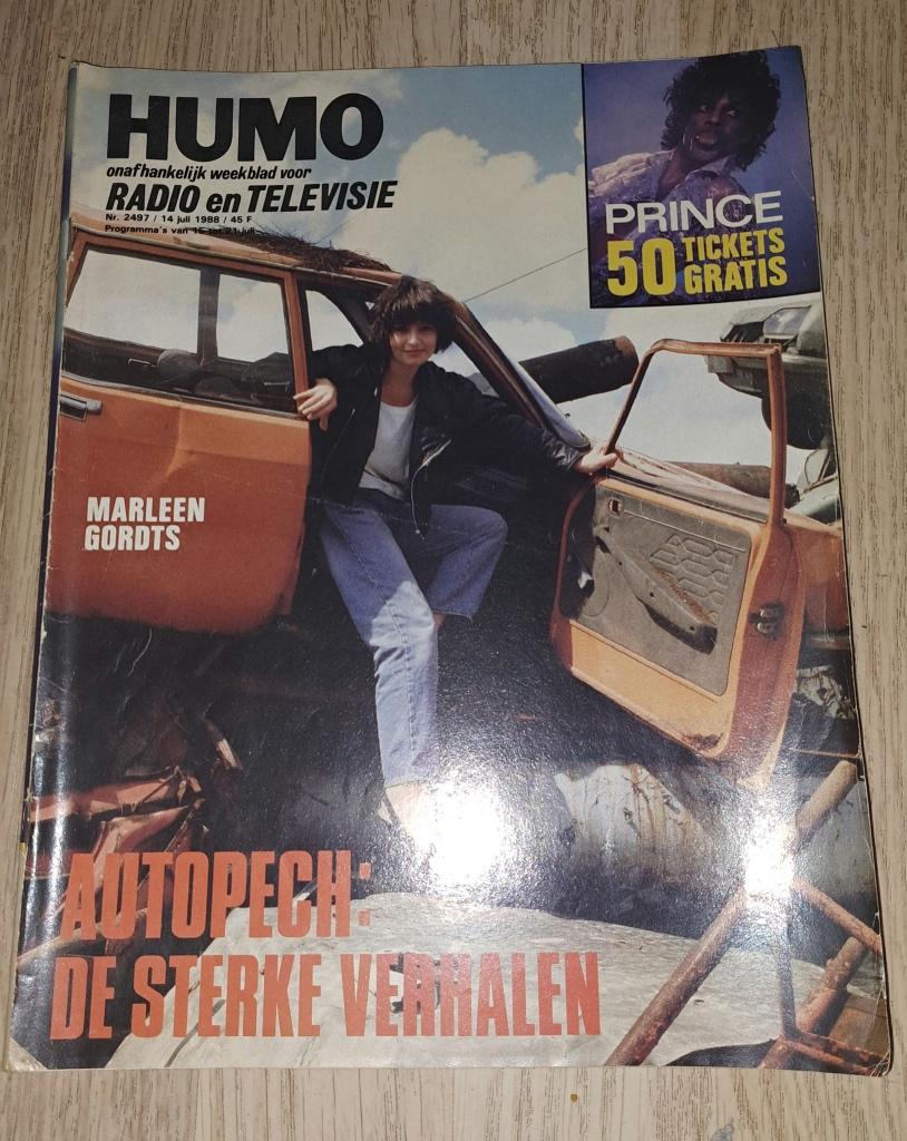 Ik zoek: Humo nr 2497 uit 1988, Boeken, Tijdschriften en Kranten, Ophalen of Verzenden
