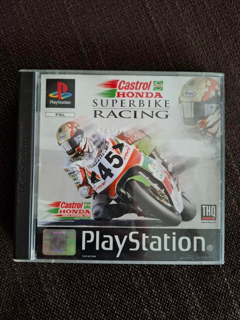 PS1 Castrol Honda superbike racing (compleet), Ophalen of Verzenden, Zo goed als nieuw