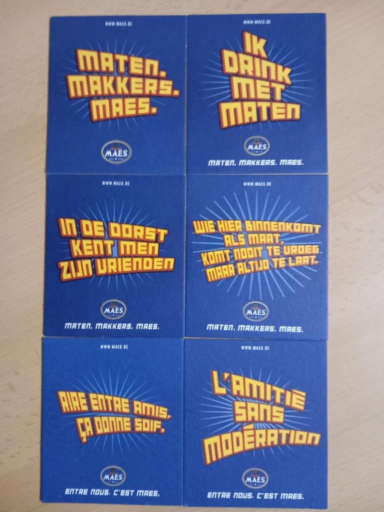 Sous-bock Maes,, Enlèvement ou Envoi