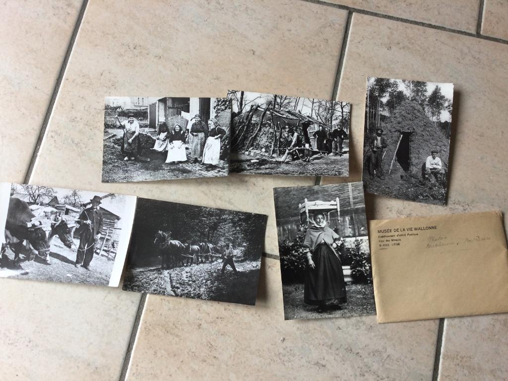 6 CARTES-PHOTOS VERITABLES"MUSEE DE LA VIE WALLONNE", Antiquités & Art, Enlèvement ou Envoi