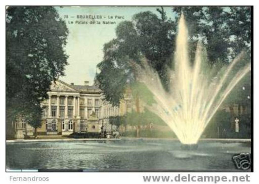 BRUXELLES LE PARC LE PALAIS DE LA NATION CPA, Enlèvement ou Envoi, Non affranchie, Bruxelles (Capitale)