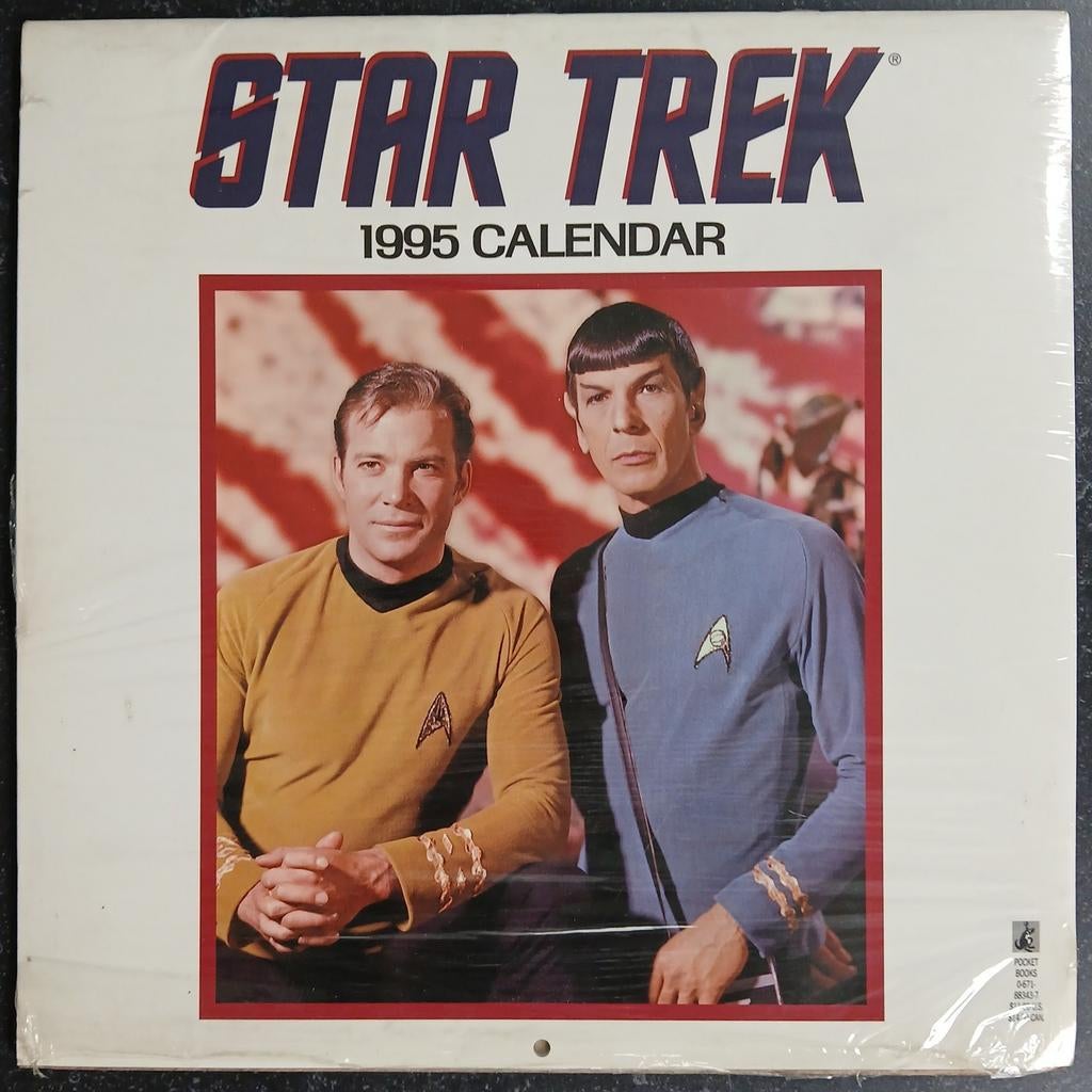 Star trek calendrier 1995 collector 3535, Collections, Enlèvement ou Envoi, Comme neuf