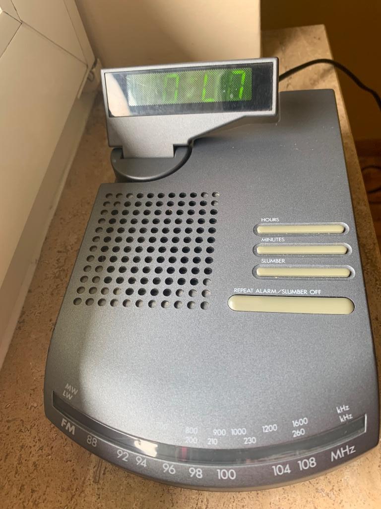 Digitale wekkerradio van Philips, Enlèvement, Utilisé, Digital