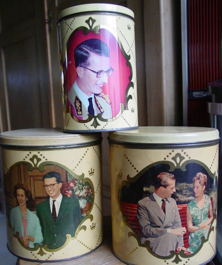 BELGISCH KONINGSHUIS 3 BLIKKEN DOZEN, Enlèvement ou Envoi