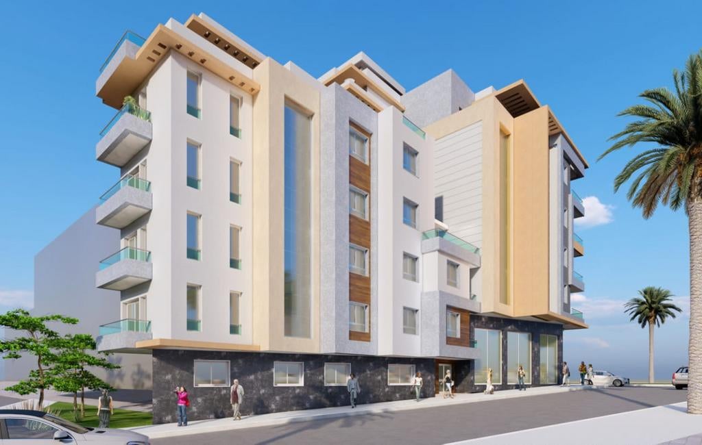 prachtig gebouw in aanbouw, Immo