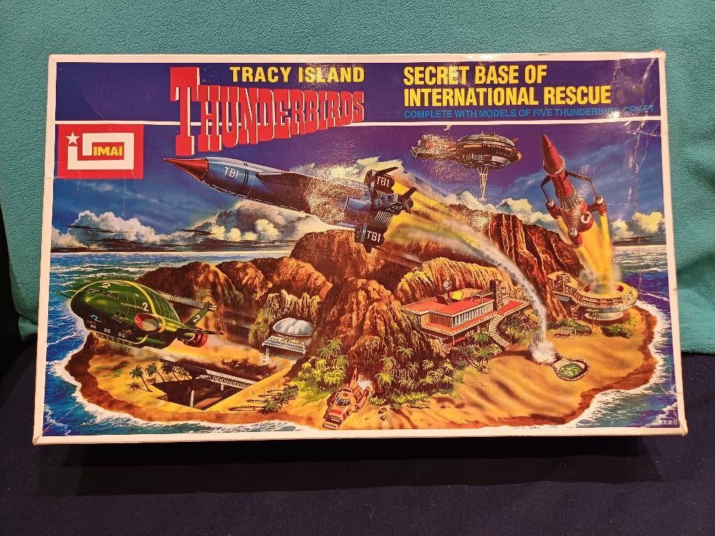 thunderbirds bouwdoos met handleiding motorised, Verzamelen, Ophalen of Verzenden, Zo goed als nieuw