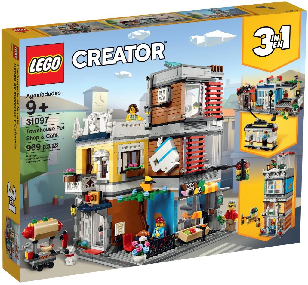 Lego Creator 3in1 31097 Woonhuis, dierenwinkel + café (2019), Ophalen of Verzenden, Nieuw, Complete set, Lego
