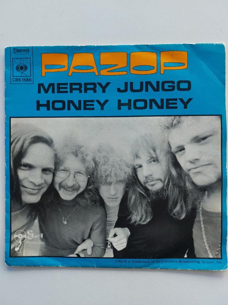 Pazop (Belpop) - Merry Jungo / Honey Honey (1973 - Rock), Cd's en Dvd's, Ophalen of Verzenden, Rock en Metal