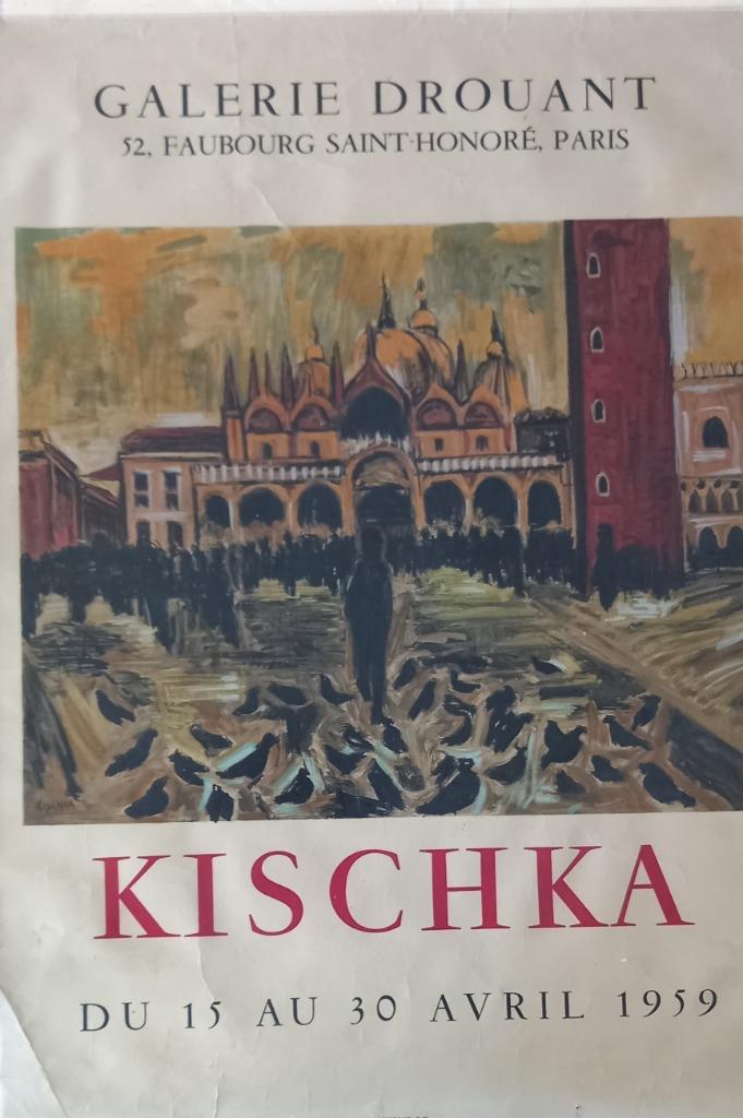 Cinq affiches d'exposition originales en France, Enlèvement ou Envoi