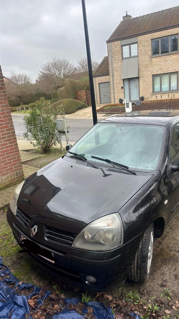 Renault Clio II noire, Autos, Achat, Boîte manuelle, Break, Tissu
